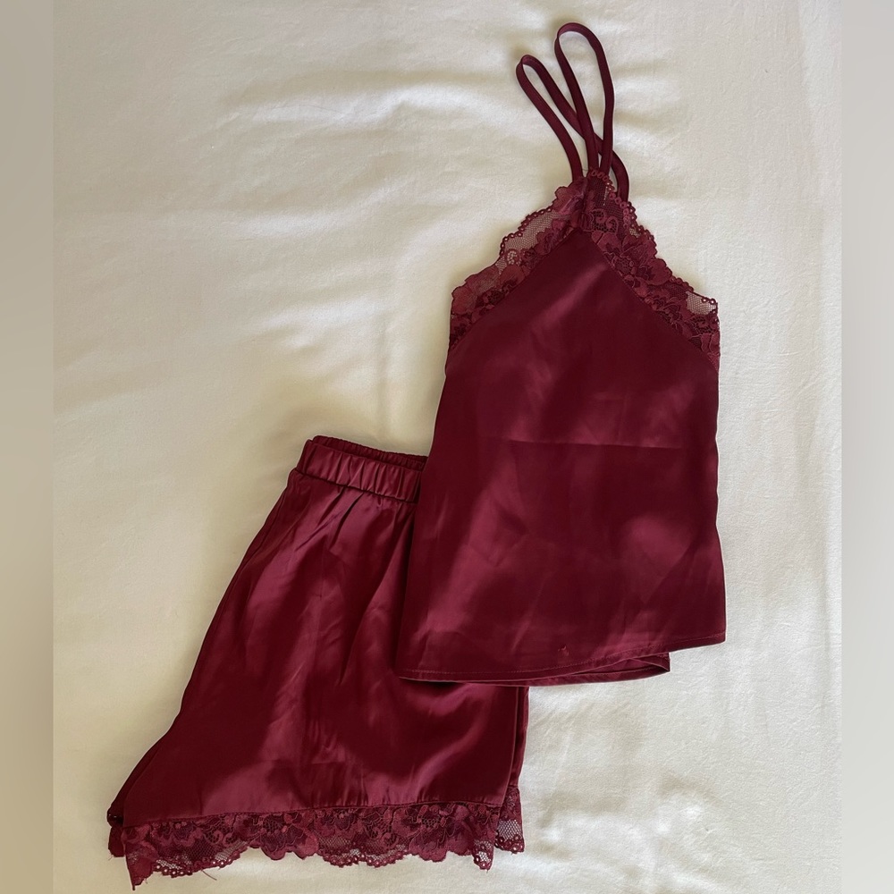 Forever 21 satin lounge set